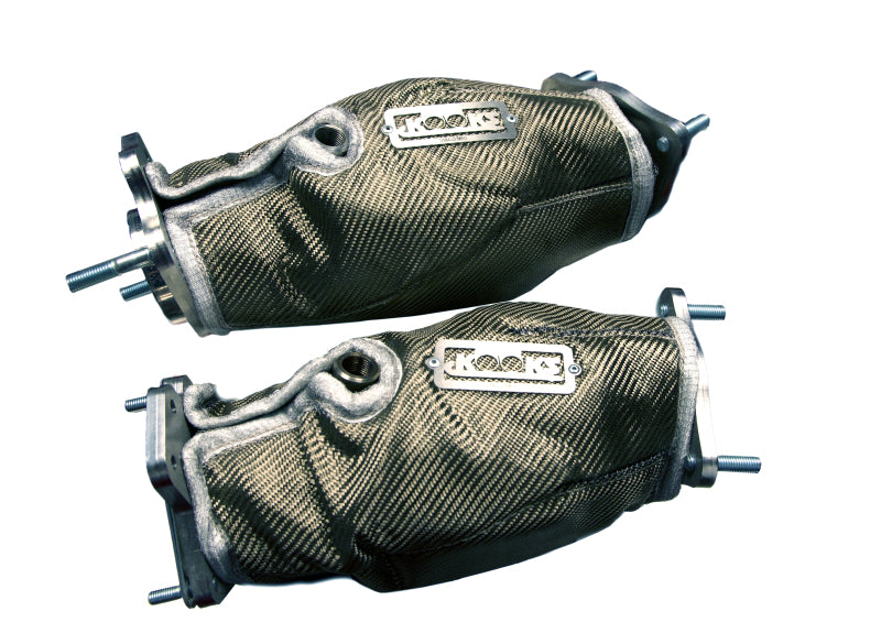 Kooks 2020+ Chevrolet Corvette C8 LT2 6.2L Ultra Green Catted Front Connection Pipes