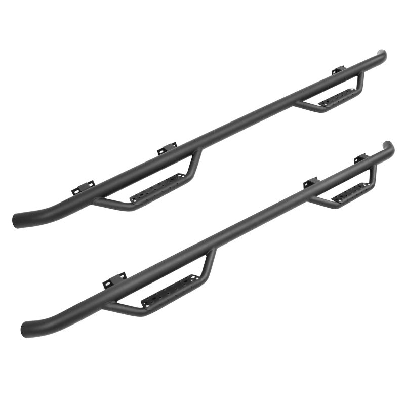 Go Rhino 07-20 Toyota Tundra Dominator Classic D2 SideSteps - Cab Length - Tex Blk