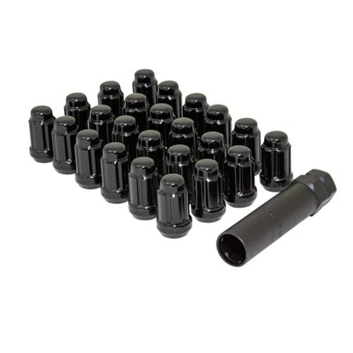 6LUG 12-1.25 SPLINE WIK+LOCKS PASS BLK