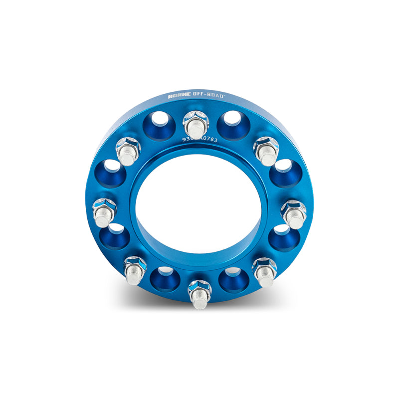 Mishimoto Borne Off-Road Wheel Spacers 8x180 124.1 38.1 M14 Blue