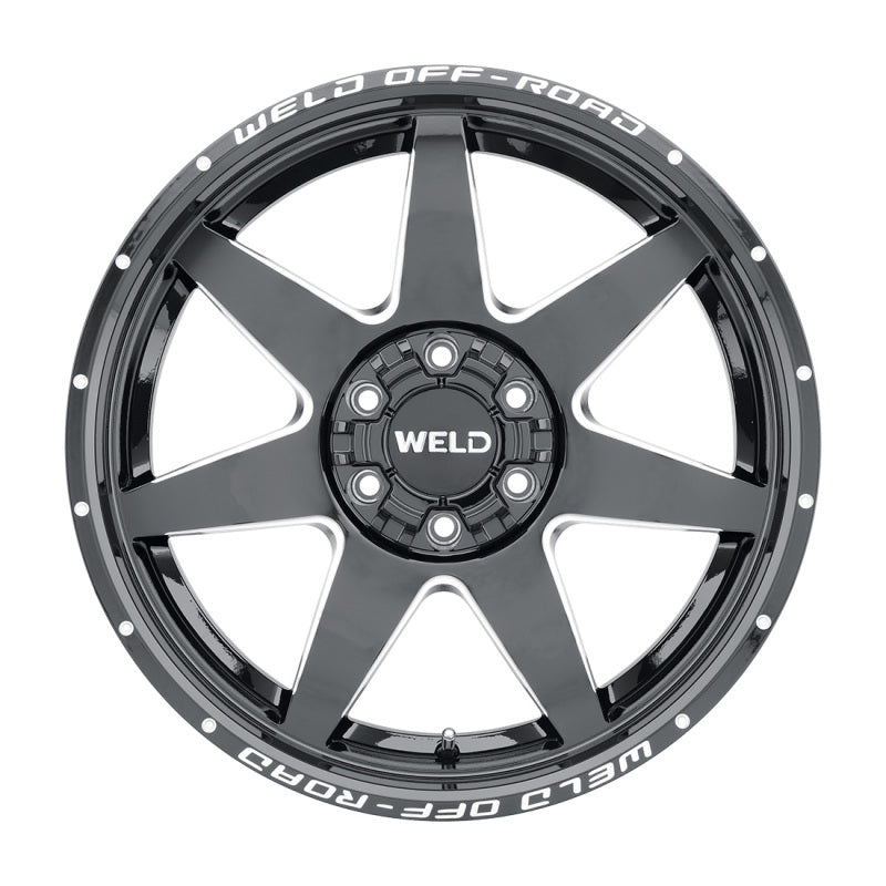 Weld W109 20X12 Retaliate 6X135 6X139.7 ET-44 BS4.75 Gloss Black MIL 106.1
