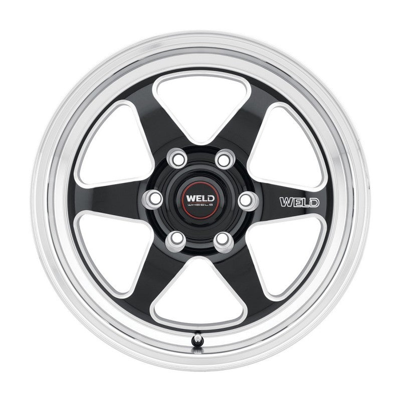 Weld 20x7 Ventura 6 Drag 6x135 ET13 BS4.50 Gloss BLK MIL DIA 87.1