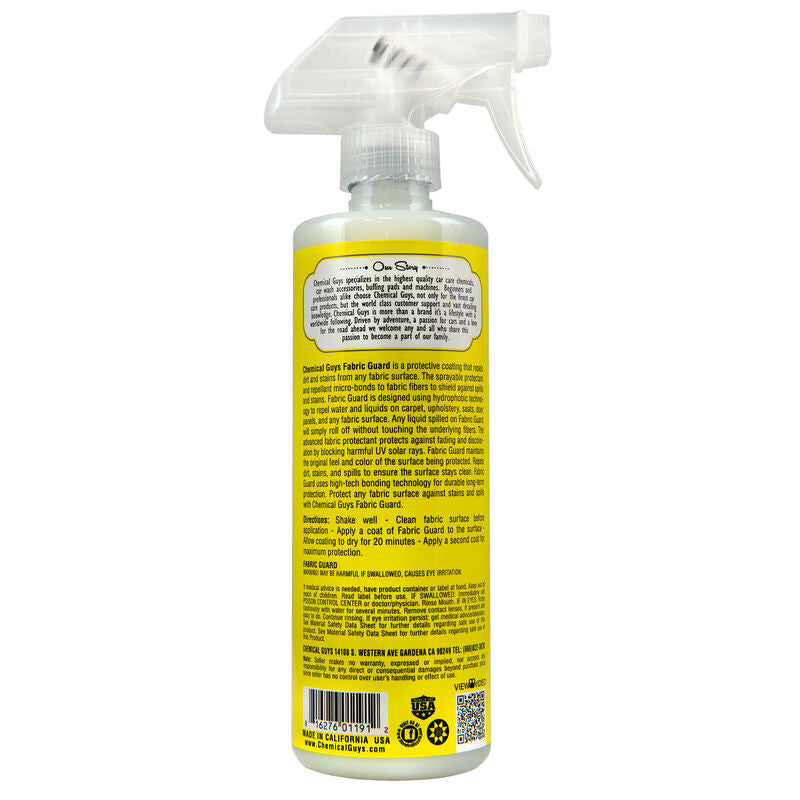 Chemical Guys Fabric Guard Interior Protector Shield - 16oz - Case of 6